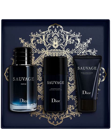 dior sauvage 100ml gift set|christian dior sauvage gift set.